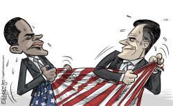 OBAMA VS ROMNEY by Martin Sutovec