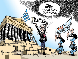 GREEK ELECTION by Paresh Nath