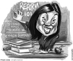 EDUCATION REFORMER MICHELLE RHEE by Taylor Jones