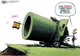 THE BIG GUN by Nate Beeler