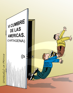 LA VI CUMBRE DE LAS AMéRICAS by Arcadio Esquivel