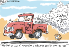 LOCAL UTAH MEDICAID by Pat Bagley