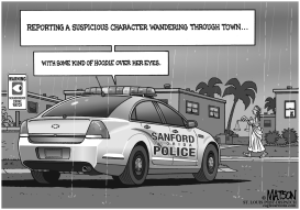 JUSTICE IS SUSPICIOUS CHARACTER IN SANFORD FLORIDA by RJ Matson