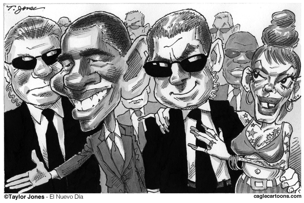  OBAMA SECURITY DETAIL by Taylor Jones