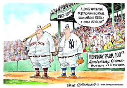 FENWAY PARK 100 YEARS by Dave Granlund