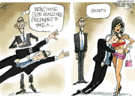 SECRET SERVICE SEX SCANDAL by Pat Bagley