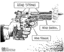 ARAB SPRING IN SYRIA by Adam Zyglis