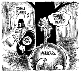 MEDICARE TURKEY by Mike Lane