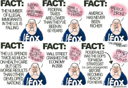 FACT CHECKING FOX by Pat Bagley