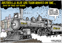 LOCAL-CA LA BLUE LINE DELAYS by Wolverton