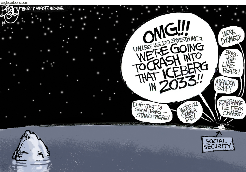  ANOTHER TITANIC METAPHOR by Pat Bagley