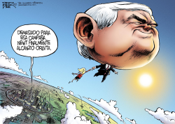 NEWT FINALIZA SU CAMPAñA by Nate Beeler