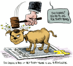 JOHN EDWARDS DOGGIE RIDICULOUS by Daryl Cagle