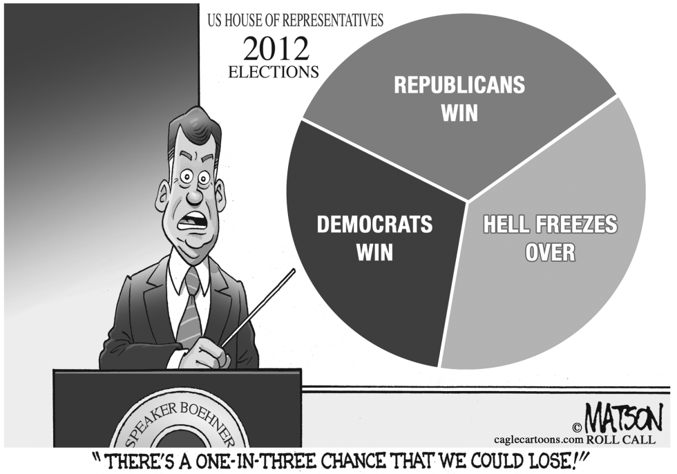  BOEHNER WARNS REPUBLICANS MAY LOSE HOUSE IN 2012 by RJ Matson