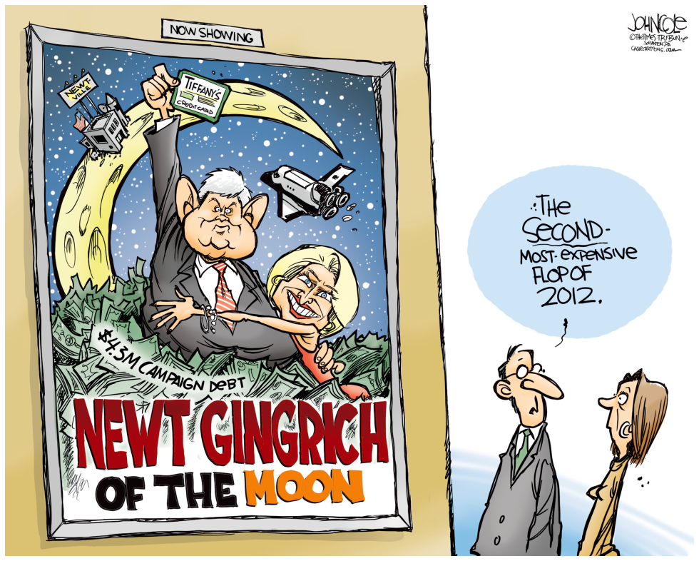  GINGRICH FLOPS by John Cole