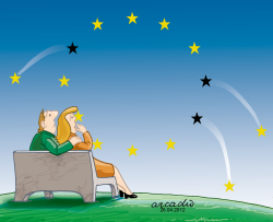 CAíDA DE ESTRELLAS EN EUROPA by Arcadio Esquivel