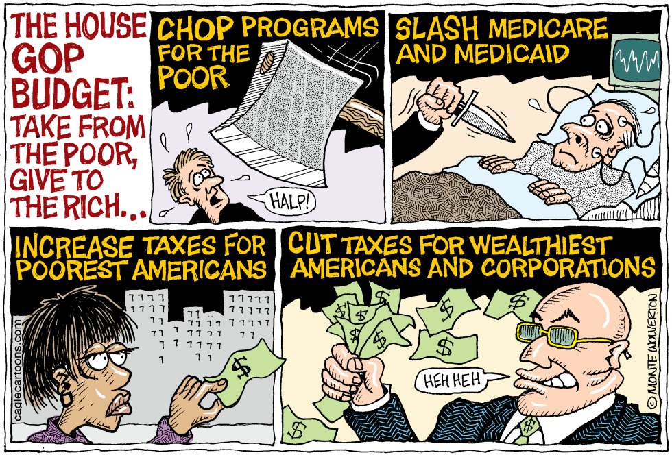  GOP BUDGET FROM POOR TO RICH by Wolverton