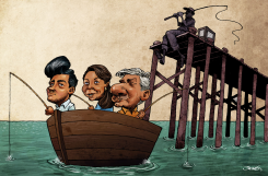 LA PESCA ELECTORAL by Dario Castillejos