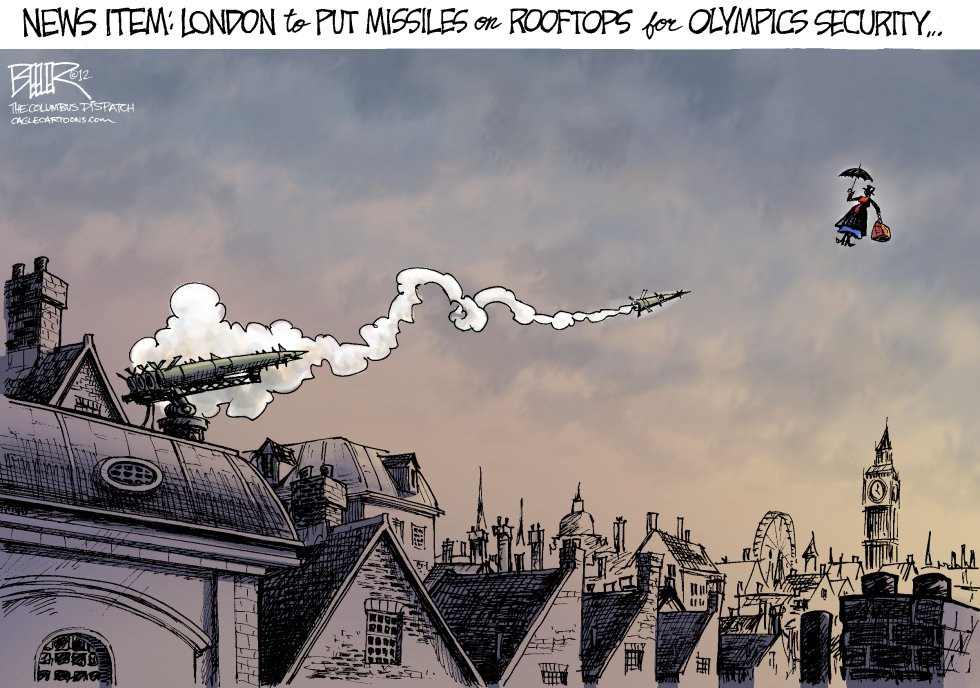  LONDON MISSILES by Nate Beeler