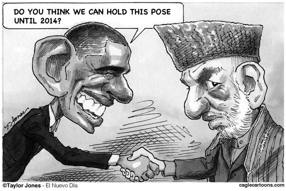  OBAMA AND KARZAI AGREE by Taylor Jones