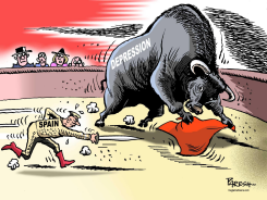 SPANISH BULLFIGHT by Paresh Nath