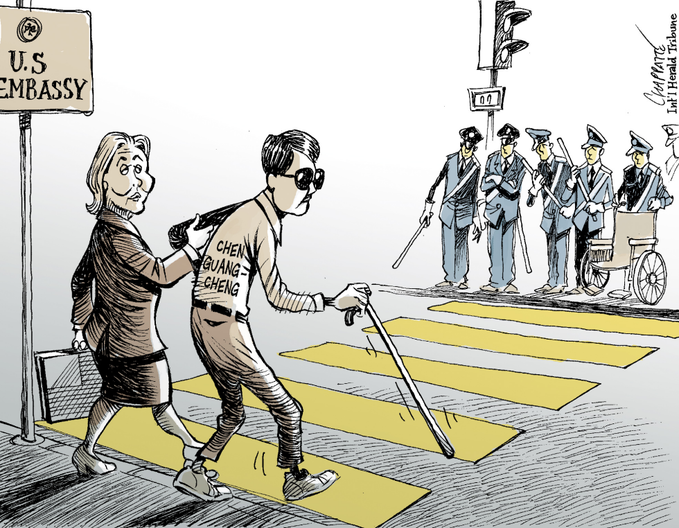  CHEN GUANGCHENG by Patrick Chappatte