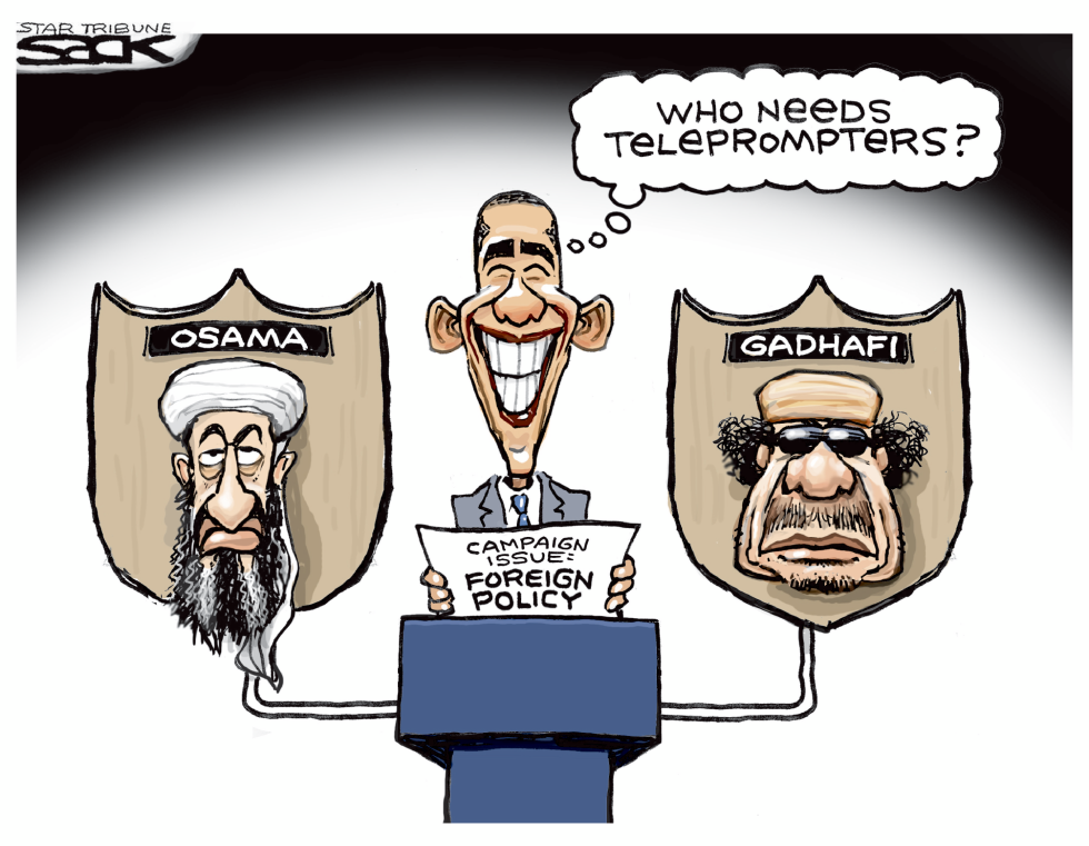  OBAMA FOREIGN POLICY by Steve Sack