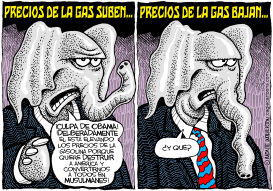 CAEN LOS PRECIOS DE LA GASOLINA by Wolverton