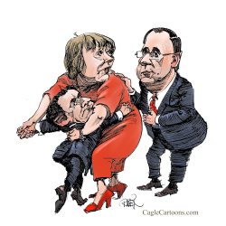 MERKEL GET A NEW DANCING PARTNER by Riber Hansson