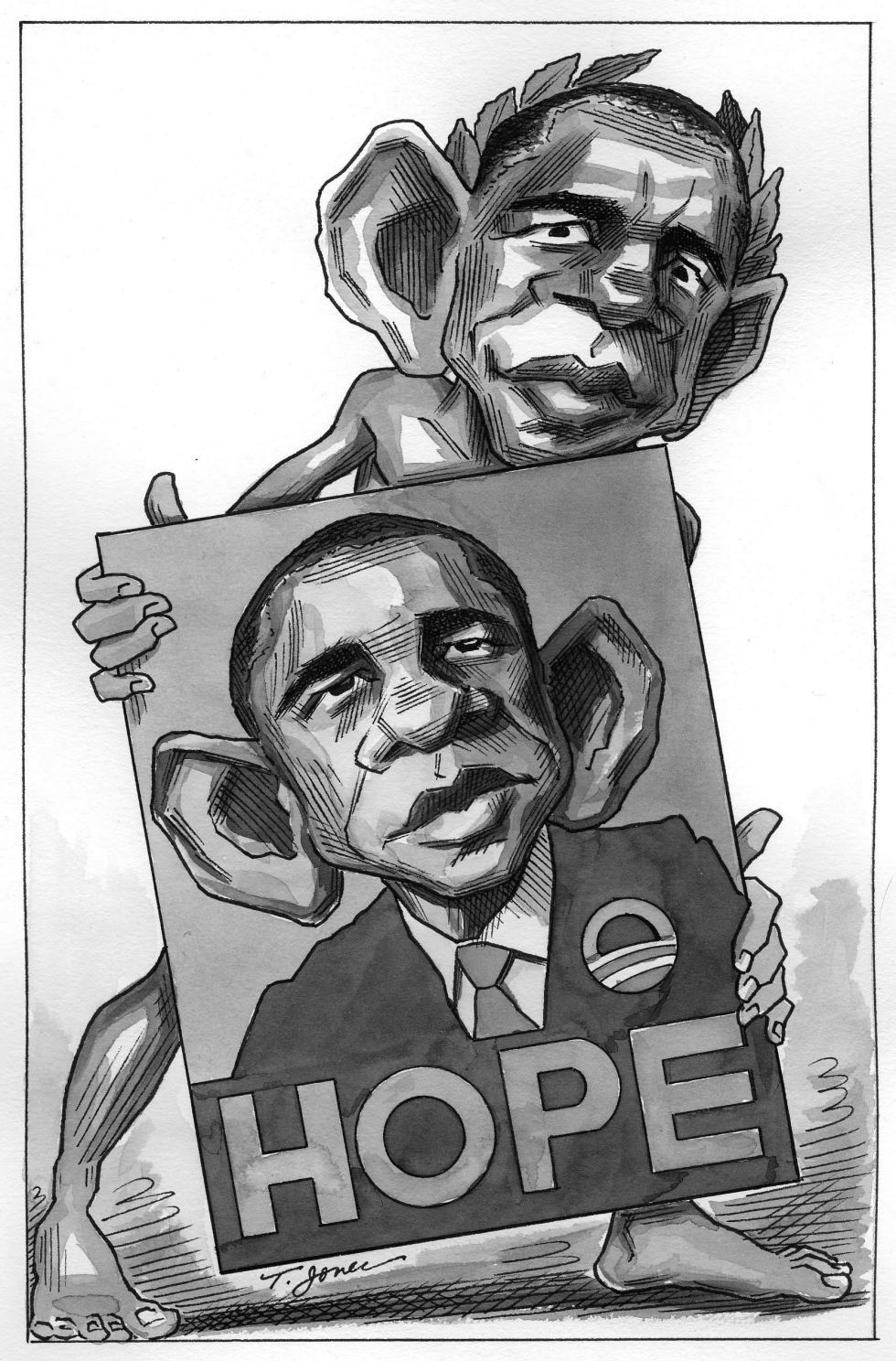  BARACK OBAMA - NOTHING BUT HOPE by Taylor Jones