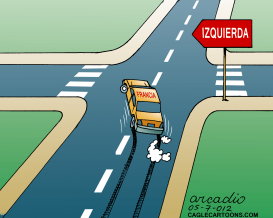 FRACNCIA A LA IZQUIERDA by Arcadio Esquivel