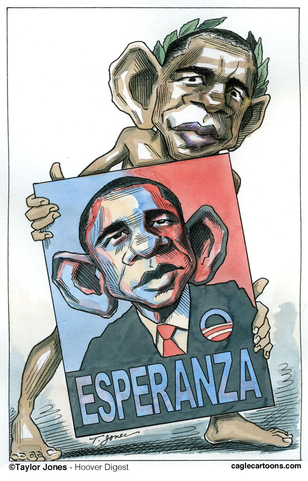  BARACK OBAMA - NADA EXCEPTO ESPERANZA by Taylor Jones