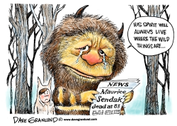 MAURICE SENDAK DIES by Dave Granlund