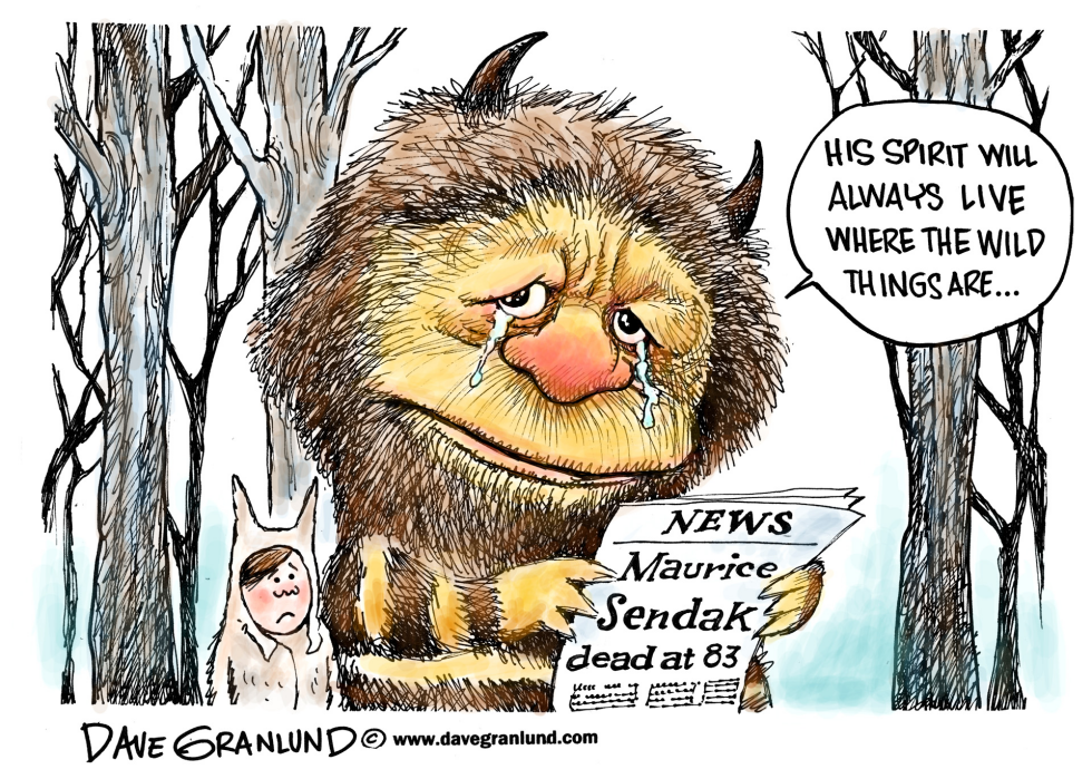  MAURICE SENDAK DIES by Dave Granlund