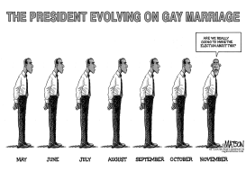 OBAMA EVOLVING ON GAY MARRIAGE by RJ Matson