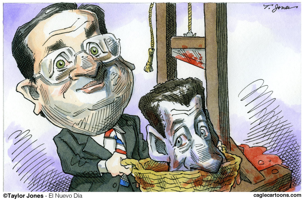  FRANCOIS HOLLANDE Y NICOLAS SARKOZY  by Taylor Jones