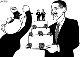 OBAMA BACKS GAY MARRIAGE by Rainer Hachfeld