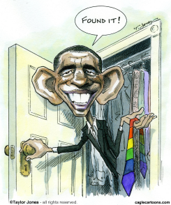 OBAMA OUT ON GAY MARRIAGE by Taylor Jones