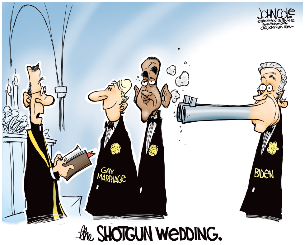  OBAMA GAY MARRIAGE by John Cole