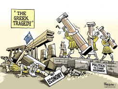 GREEK TRAGEDY by Paresh Nath