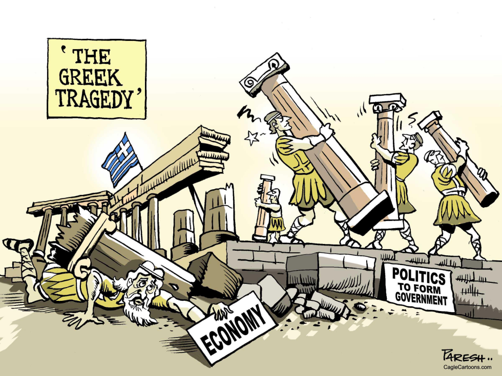  GREEK TRAGEDY by Paresh Nath