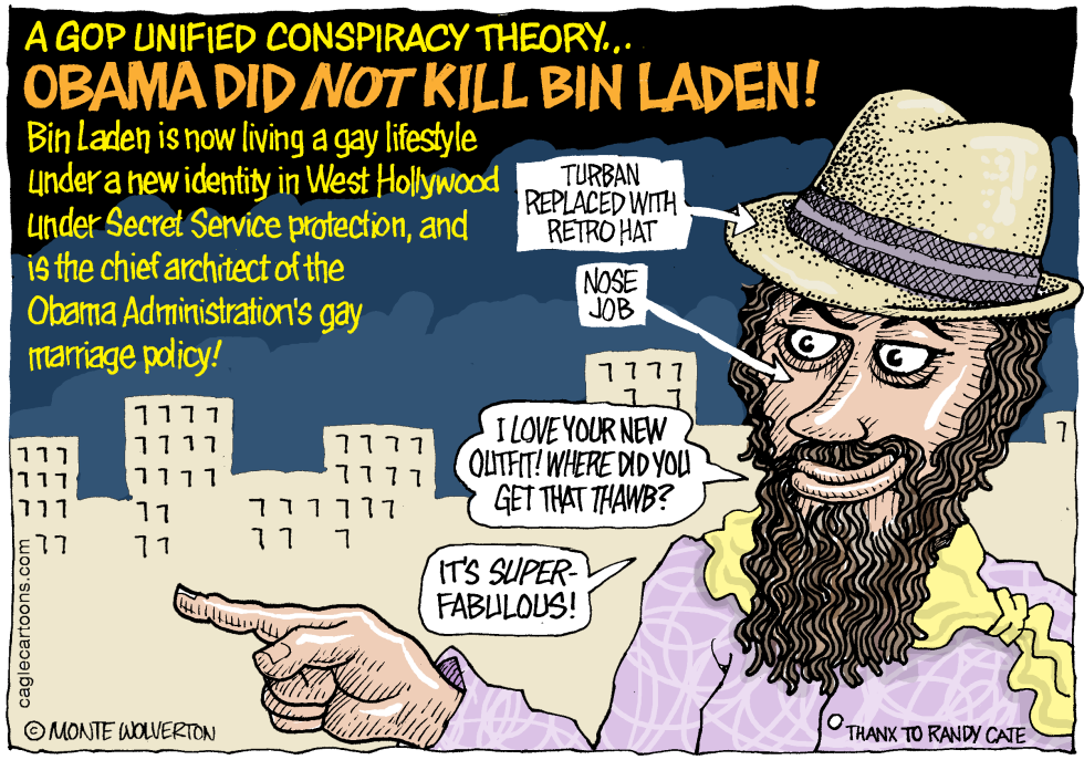  GAY OSAMA IS ALIVE by Wolverton