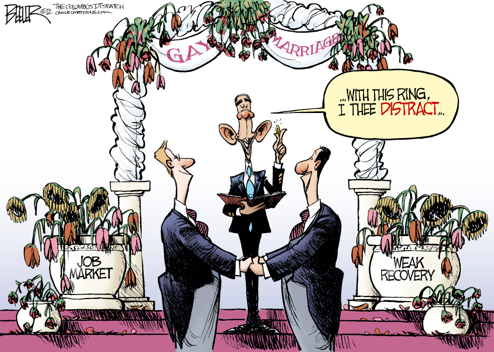  OBAMA GAY MARRIAGE by Nate Beeler