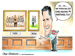 MITT ROMNEY AND MARRIAGE by Dave Granlund