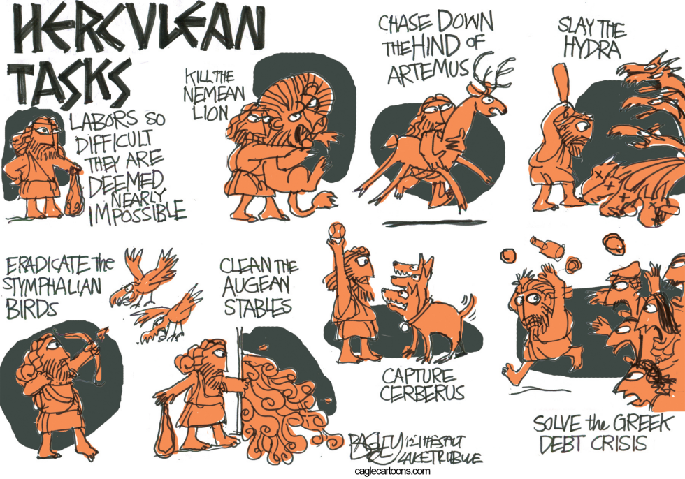  GREEK MYTHS by Pat Bagley