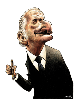 CARLOS FUENTES by Dario Castillejos