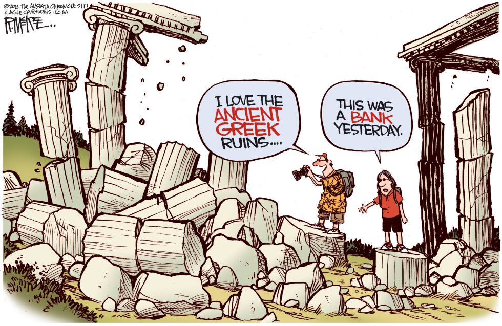  GREEK RUINS by Rick McKee