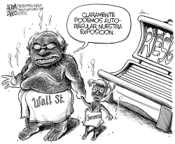 RIESGO DE WALL STREET by Adam Zyglis