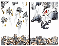 STUDENT DEBT by Steve Sack