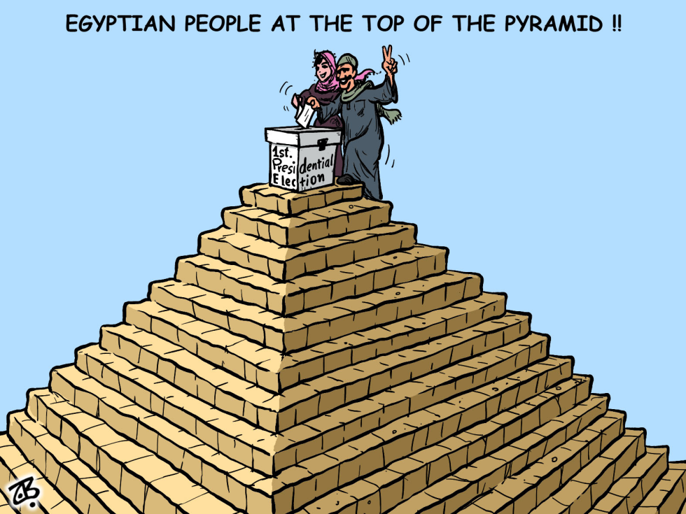  TOP OF THE PYRAMID by Emad Hajjaj